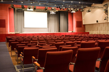 Wall Mural - empty cinema auditorium