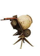 Vintage Cement/concrete Mixer Used In The 1970/80s