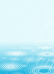 Wall Mural - light rain