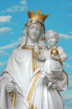 Statue Of Mother Mary And Jesus
