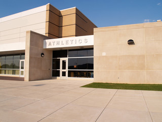 athletics entrance for a school