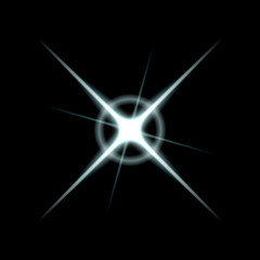 Wall Mural - abstract lens flare