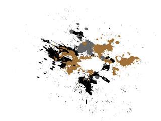 Naklejka na meble abstract zen ink painting graphic