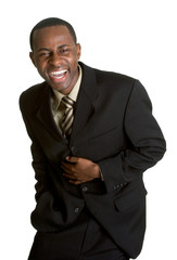 Poster - Laughing Businessman