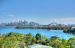 canvas print picture Skyline Sydney - HDR