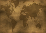 Fototapeta Mapy - Old world map illustration