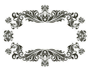 Wall Mural - Vintage frame.