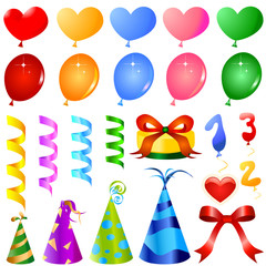 party objects great set vector