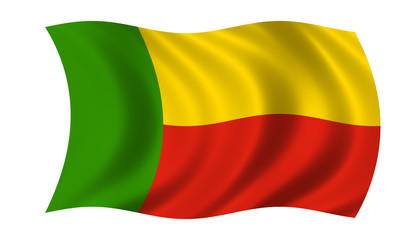 Wall Mural - benin fahne flag