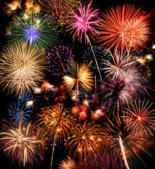 Wall Mural - fireworks