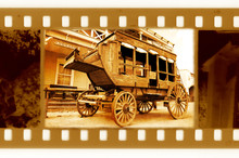 Oldies 35mm Frame Photo With Old Cart