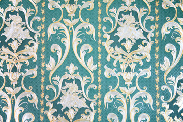 Poster - ornament on wallpaper