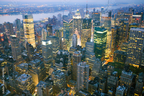 Foto-Fußmatte - USA, New York from Empire State Building (von Gina Sanders)