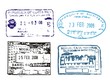 Pasport stamps from Costa Rica, Nicaragua, Guatemala, Honduras