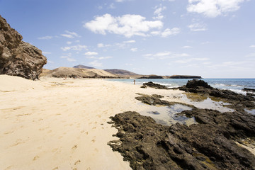 Wall Mural - Papagayo beach, Lanzarote