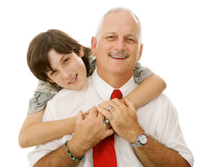 Canvas Print - Happy Father and Son