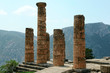 the Temple of Apollo in Delphi, Greece