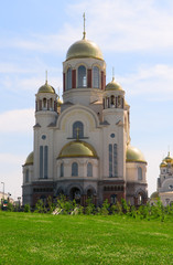 Wall Mural - Church on Blood in Honor of All Saints Resplendent in Russia