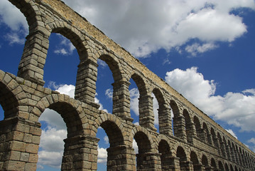 Canvas Print - Segovia Aquädukt - Segovia Aqueduct 01