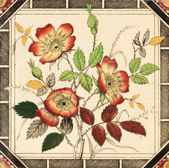 Wall Mural - Antique Tile