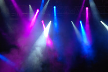 Stage Strobe Lights At Concert