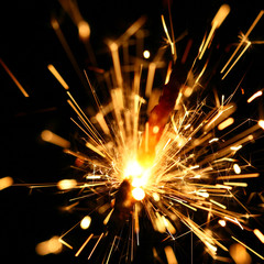 Wall Mural - yellow sparkler