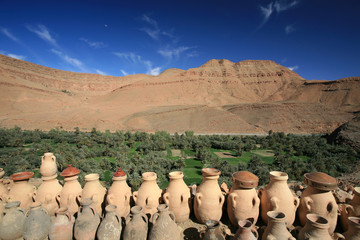 Wall Mural - Poterie et vallée du ziz