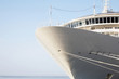 Front view of cruise liner