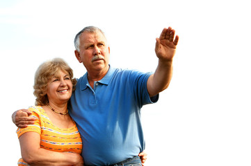 Poster - elderly couple