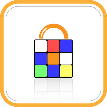 Vector abstract internet icon. Color set. Simply change.