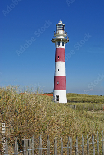 Foto-Fußmatte - Leuchtturm Nieuwpoort Nordsee Belgien (von Kristalletje)