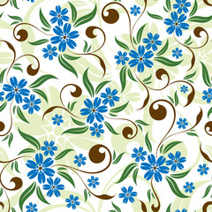  Floral seamless background