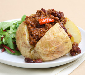 Sticker - Jacket potato stuffed with Chilli con Carne