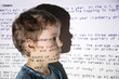 © Pavel Losevsky - child an text projection device