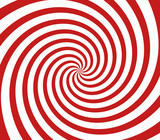 Fototapeta  - red and white spiral background