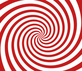 red and white spiral background