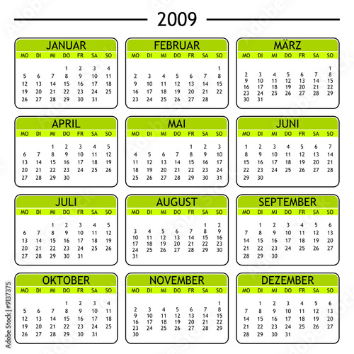  kalender 2009  Buy this stock vector and explore similar 