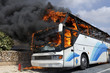 © Joaquín Zamora - Autobus ardiendo