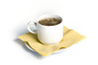 White coffe cup