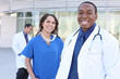 © Stephen Coburn - A happy and successful medical team outside hospital