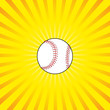 baseball over background