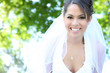 © Stephen Coburn - A beautiful hispanic woman at wedding outdoor
