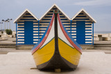 Fototapeta Pomosty - barca y casetas