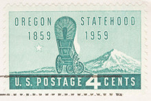 This Is A Vintage 1969 Canceled US Stamp Oregon Statehood