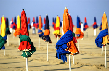 Wall Mural - France, Plage à Deauville