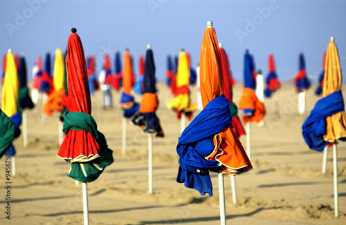 France, Plage à Deauville Canvas