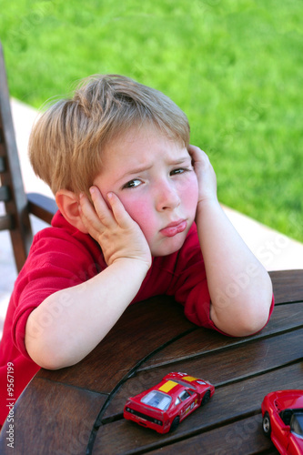 Enfant Qui Boude Stock Photo Adobe Stock