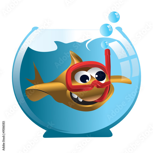 Jalousie-Rollo - goldfish diver (von Pulsar75)