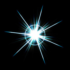 Wall Mural - abstract lens flare or burst - works great as a background.