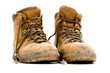 © Sebastian Crocker - Pair of old worn walking boots